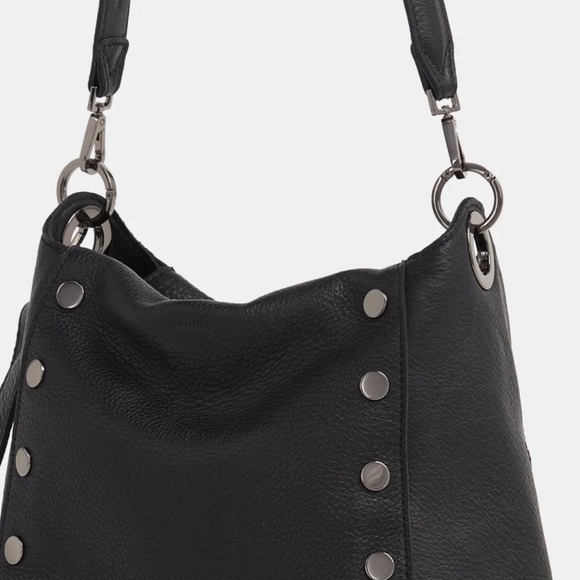 NWT Hammitt large Bryant Black with Gunmetal rivets Shoulder Bag - Picture 13 of 16
